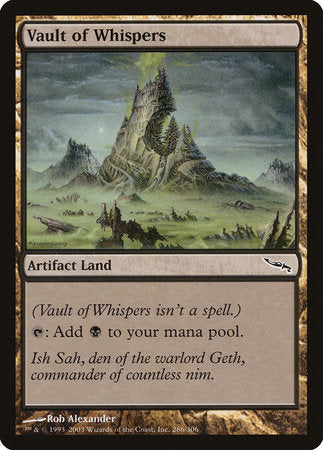 Vault of Whispers [Mirrodin] | Rook's Games and More