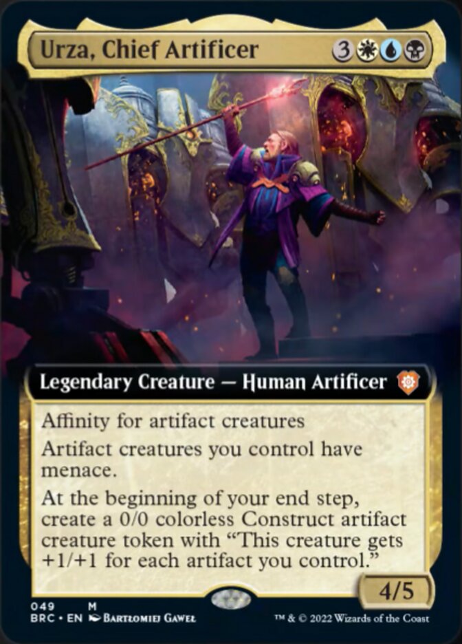 Urza, Chief Artificer (Extended Art) [The Brothers' War Commander] | Rook's Games and More