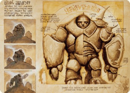 Precursor Golem Art Card [The Brothers' War Art Series] | Rook's Games and More