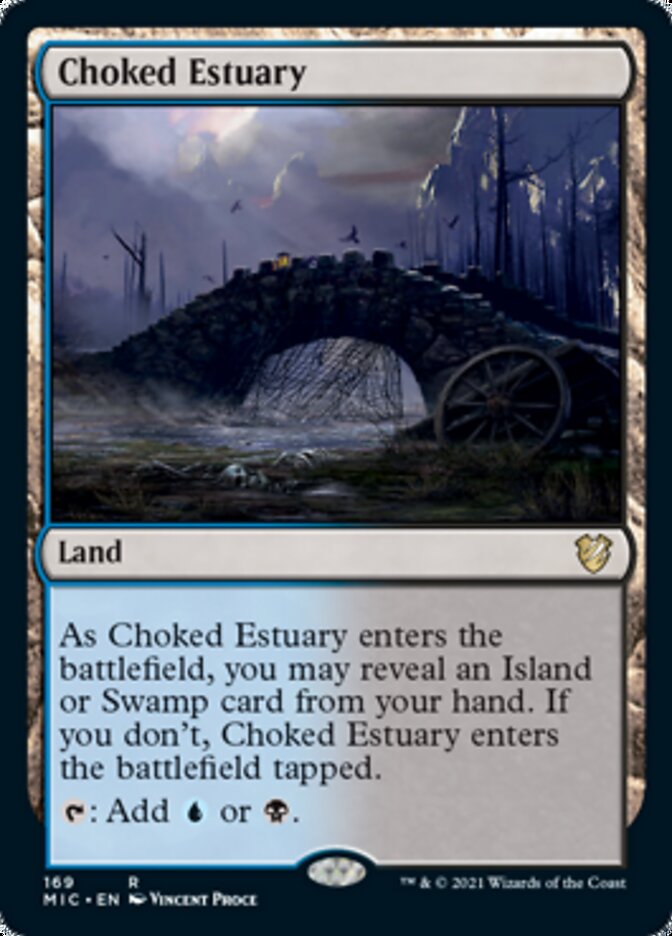 Choked Estuary [Innistrad: Midnight Hunt Commander] | Rook's Games and More