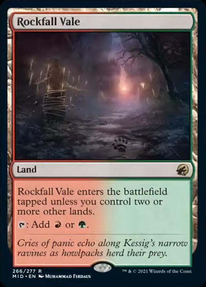 Rockfall Vale [Innistrad: Midnight Hunt] | Rook's Games and More