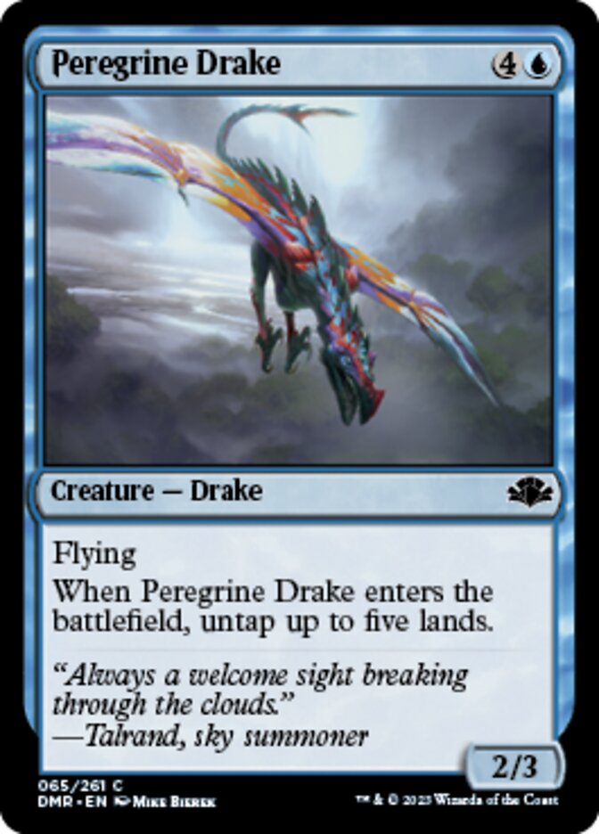 Peregrine Drake [Dominaria Remastered] | Rook's Games and More
