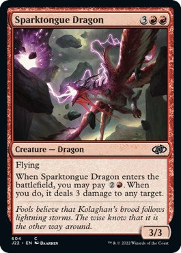 Sparktongue Dragon [Jumpstart 2022] | Rook's Games and More