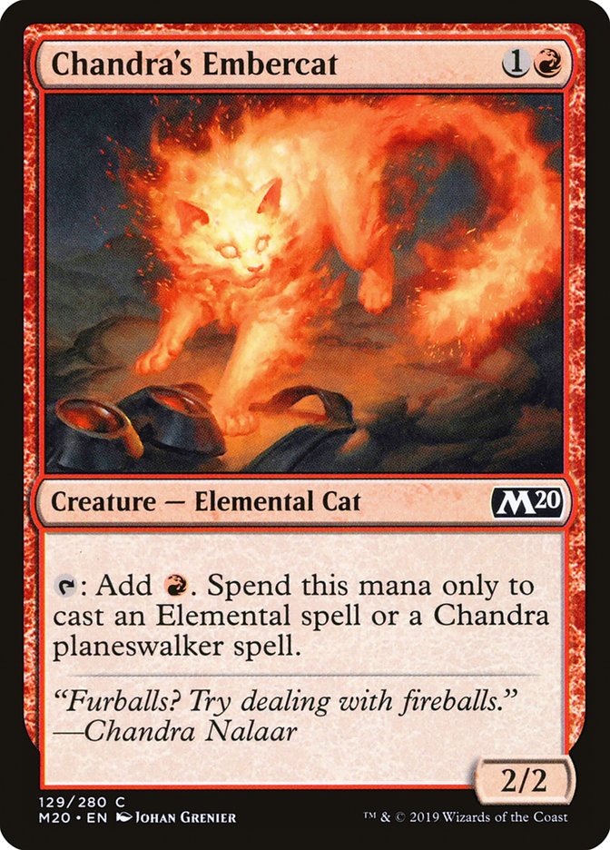 Chandra's Embercat [Core Set 2020] | Rook's Games and More