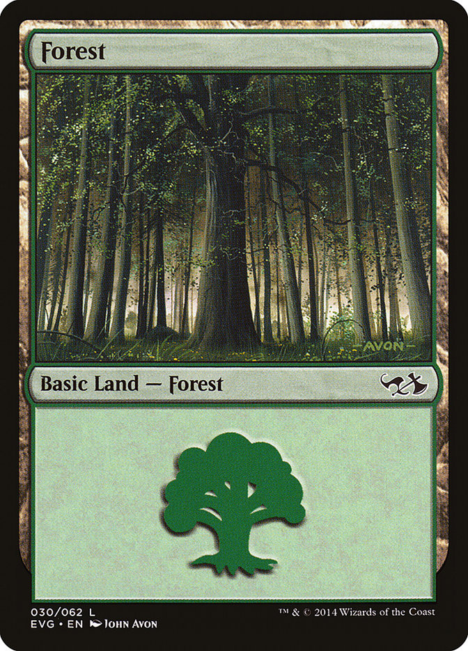 Forest (30) (Elves vs. Goblins) [Duel Decks Anthology] | Rook's Games and More