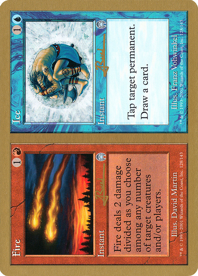 Fire // Ice (Antoine Ruel) [World Championship Decks 2001] | Rook's Games and More