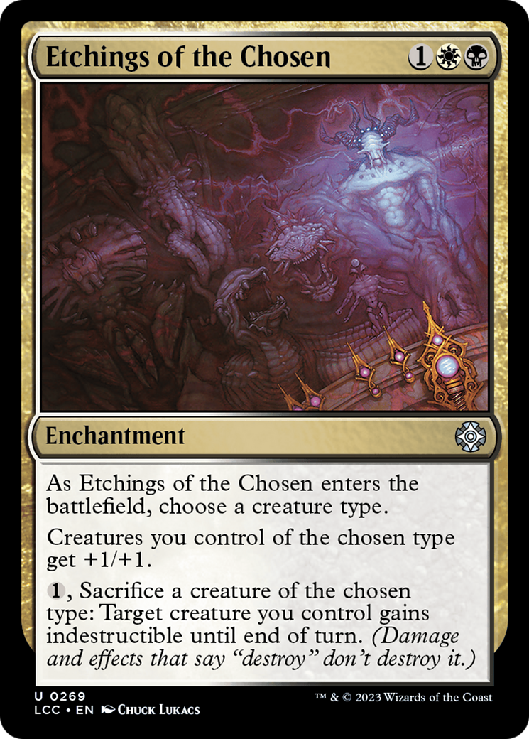 Etchings of the Chosen [The Lost Caverns of Ixalan Commander] | Rook's Games and More