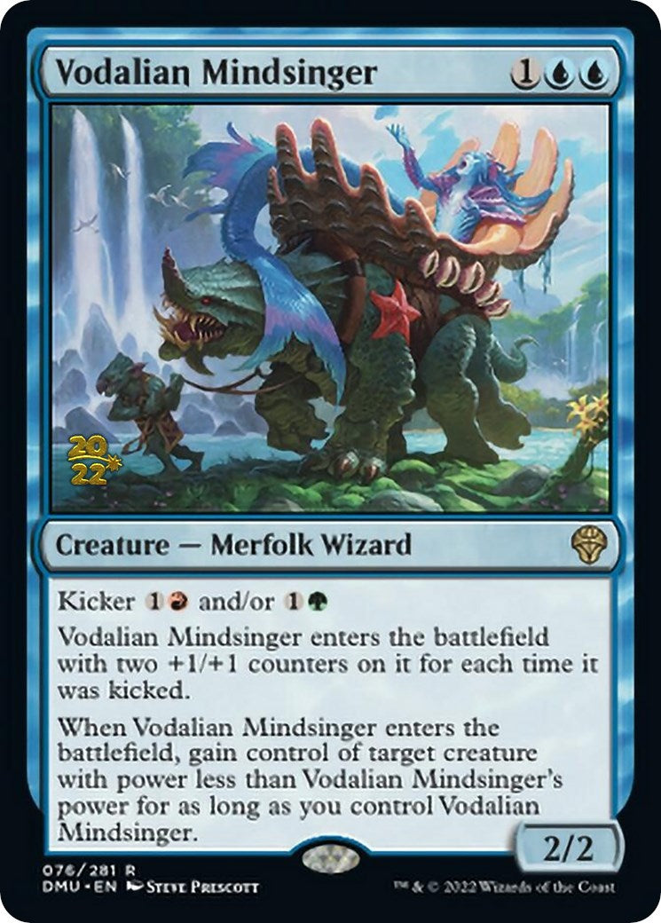 Vodalian Mindsinger [Dominaria United Prerelease Promos] | Rook's Games and More