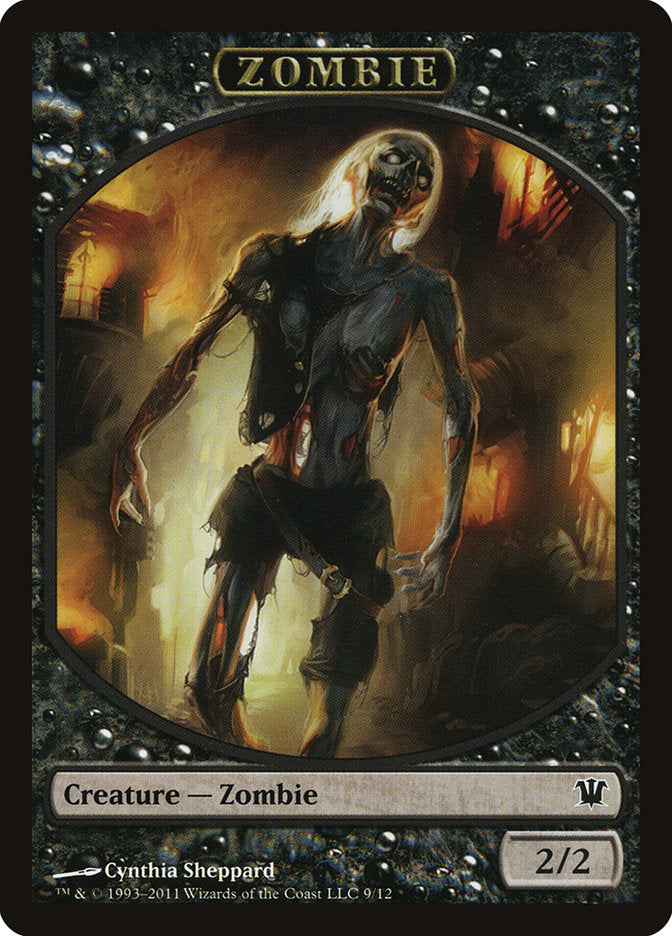 Zombie (9/12) [Innistrad Tokens] | Rook's Games and More