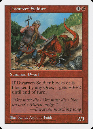 Dwarven Soldier [Fifth Edition] | Rook's Games and More