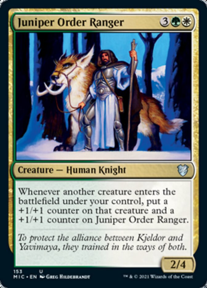 Juniper Order Ranger [Innistrad: Midnight Hunt Commander] | Rook's Games and More