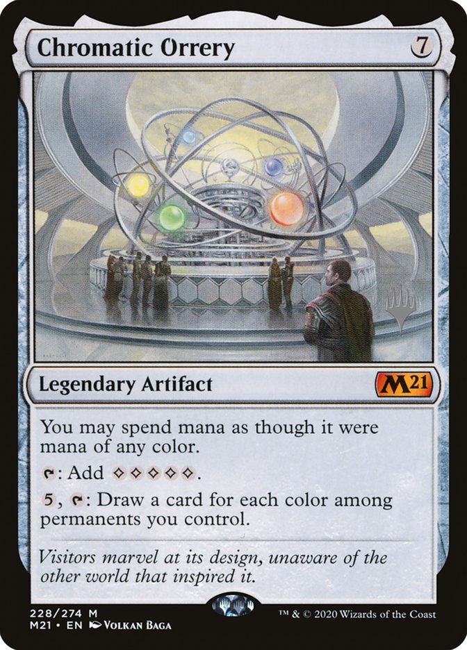 Chromatic Orrery (Promo Pack) [Core Set 2021 Promos] | Rook's Games and More