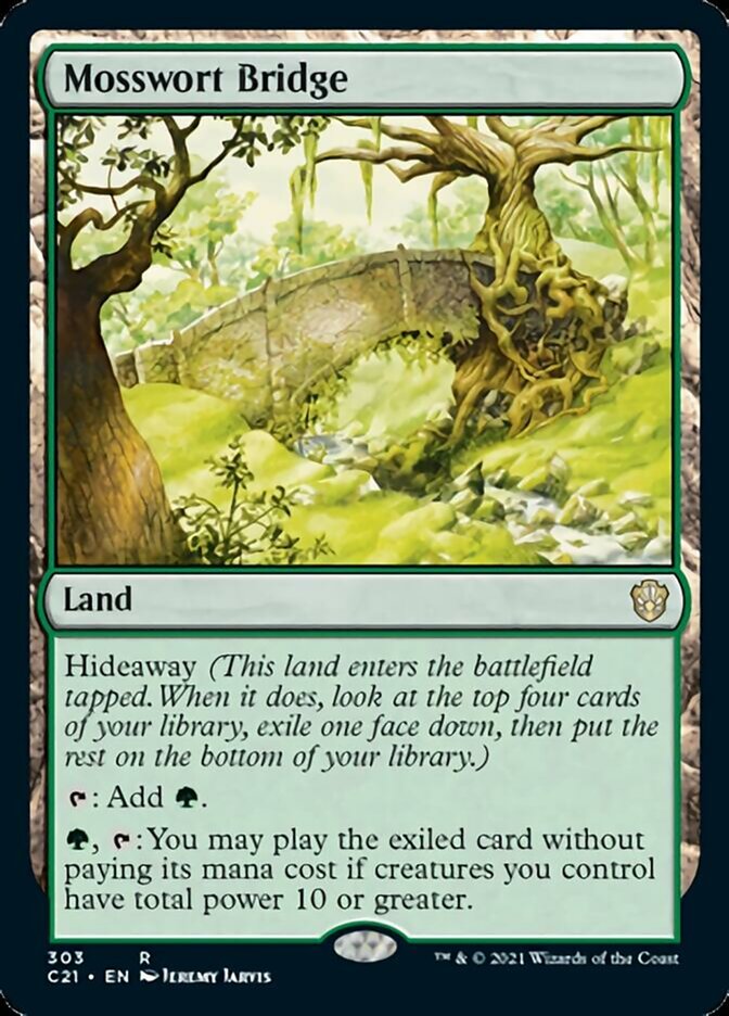 Mosswort Bridge [Commander 2021] | Rook's Games and More