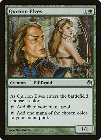 Quirion Elves [Duel Decks: Phyrexia vs. the Coalition] | Rook's Games and More