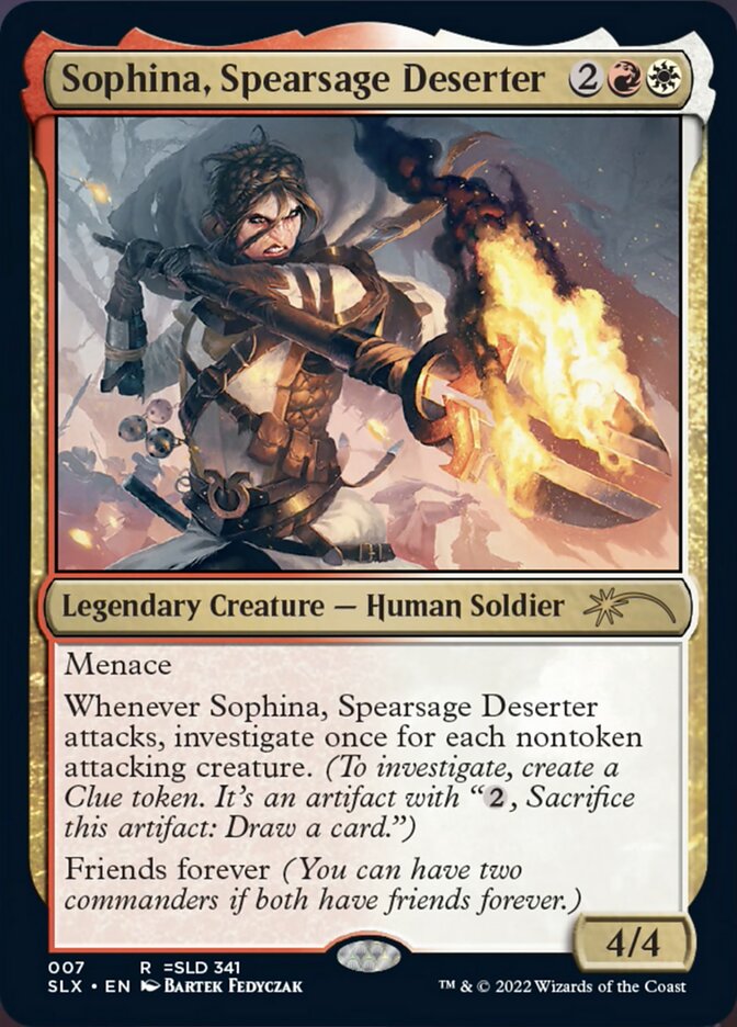 Sophina, Spearsage Deserter [Secret Lair: Universes Within] | Rook's Games and More