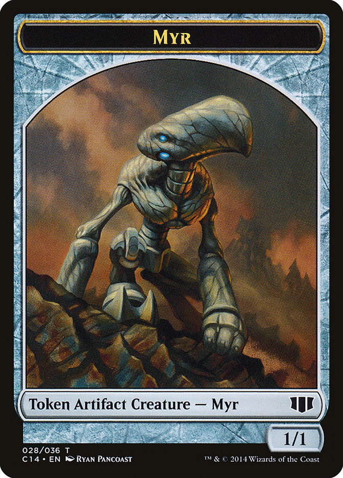 Myr // Pentavite Double-sided Token [Commander 2014 Tokens] | Rook's Games and More