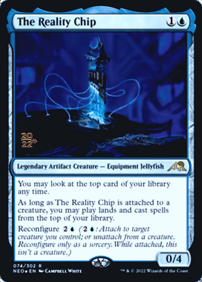 The Reality Chip [Kamigawa: Neon Dynasty Prerelease Promos] | Rook's Games and More