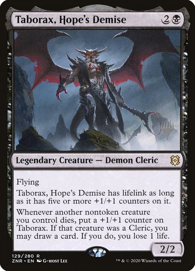 Taborax, Hope's Demise (Promo Pack) [Zendikar Rising Promos] | Rook's Games and More