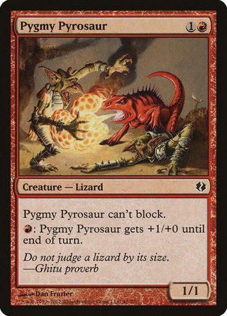 Pygmy Pyrosaur [Duel Decks: Venser vs. Koth] | Rook's Games and More