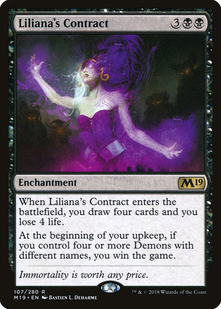 Liliana's Contract [Core Set 2019] | Rook's Games and More