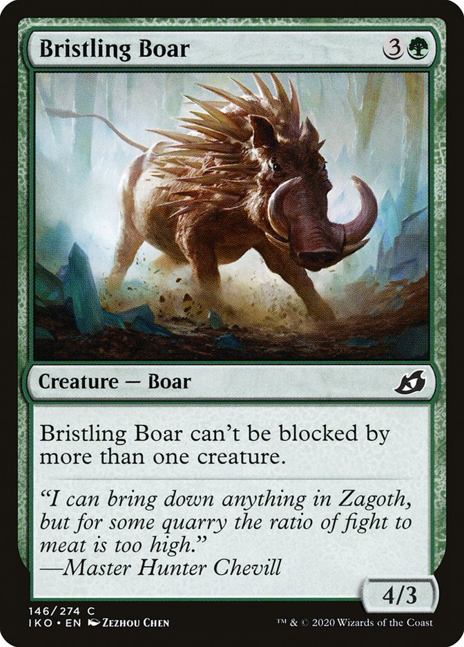 Bristling Boar [Ikoria: Lair of Behemoths] | Rook's Games and More