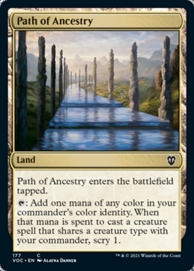 Path of Ancestry [Innistrad: Crimson Vow Commander] | Rook's Games and More