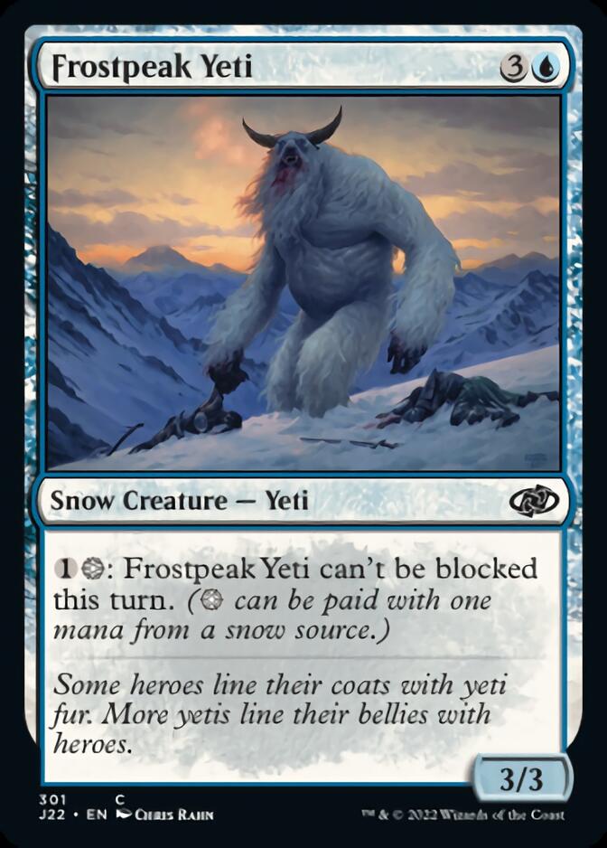 Frostpeak Yeti [Jumpstart 2022] | Rook's Games and More