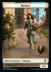 Eldrazi Spawn // Human Double-sided Token [Streets of New Capenna Commander Tokens] | Rook's Games and More