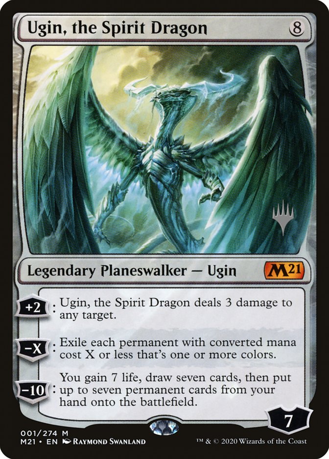 Ugin, the Spirit Dragon (Promo Pack) [Core Set 2021 Promos] | Rook's Games and More
