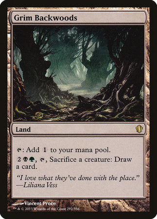 Grim Backwoods [Commander 2013] | Rook's Games and More