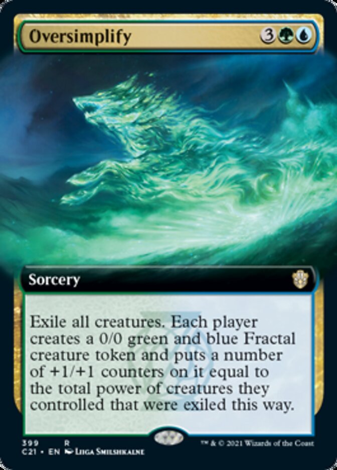 Oversimplify (Extended) [Commander 2021] | Rook's Games and More