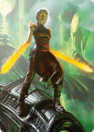 Nahiri, the Unforgiving Art Card [Phyrexia: All Will Be One Art Series] | Rook's Games and More