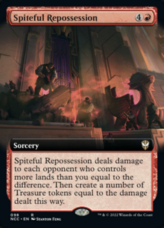 Spiteful Repossession (Extended Art) [Streets of New Capenna Commander] | Rook's Games and More