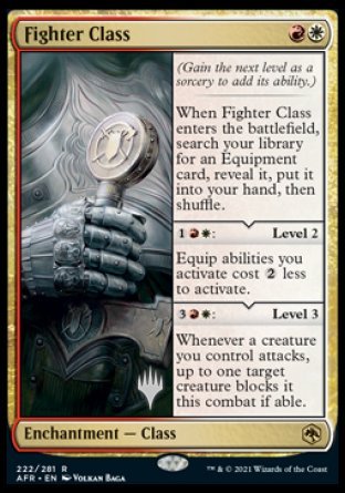 Fighter Class (Promo Pack) [Dungeons & Dragons: Adventures in the Forgotten Realms Promos] | Rook's Games and More