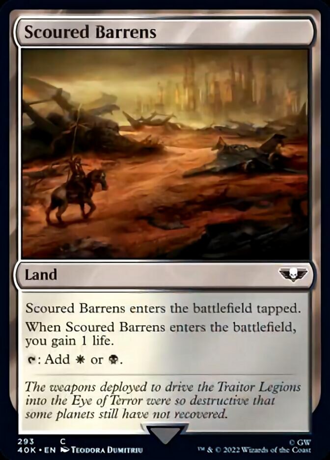 Scoured Barrens [Universes Beyond: Warhammer 40,000] | Rook's Games and More
