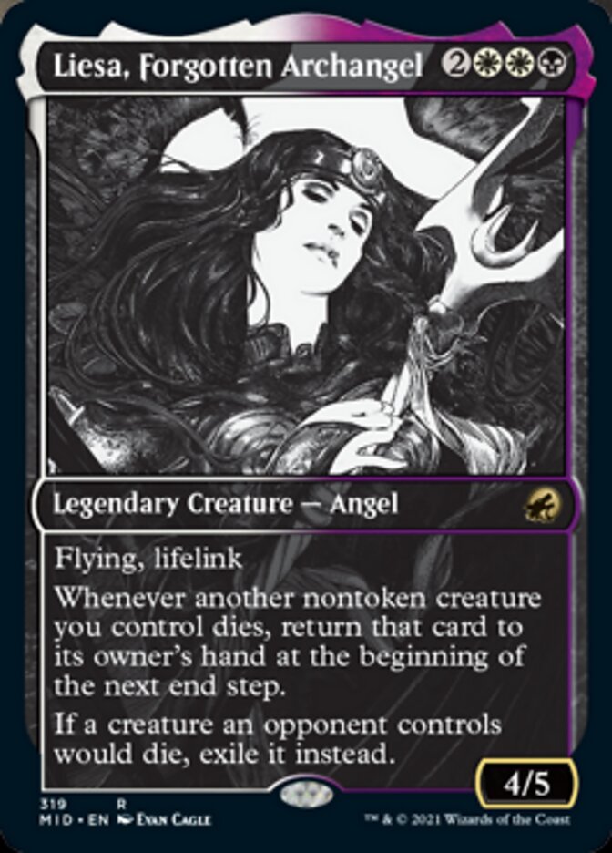 Liesa, Forgotten Archangel (Showcase Eternal Night) [Innistrad: Midnight Hunt] | Rook's Games and More