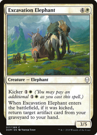 Excavation Elephant [Dominaria] | Rook's Games and More