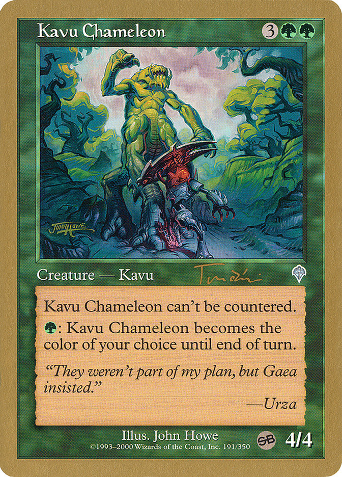 Kavu Chameleon (Jan Tomcani) (SB) [World Championship Decks 2001] | Rook's Games and More