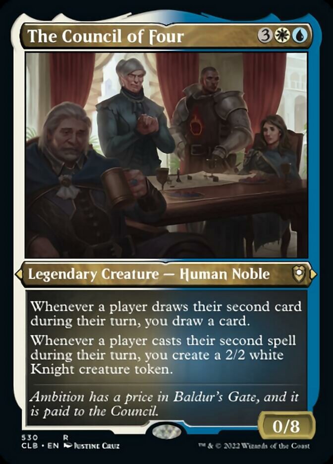 The Council of Four (Foil Etched) [Commander Legends: Battle for Baldur's Gate] | Rook's Games and More