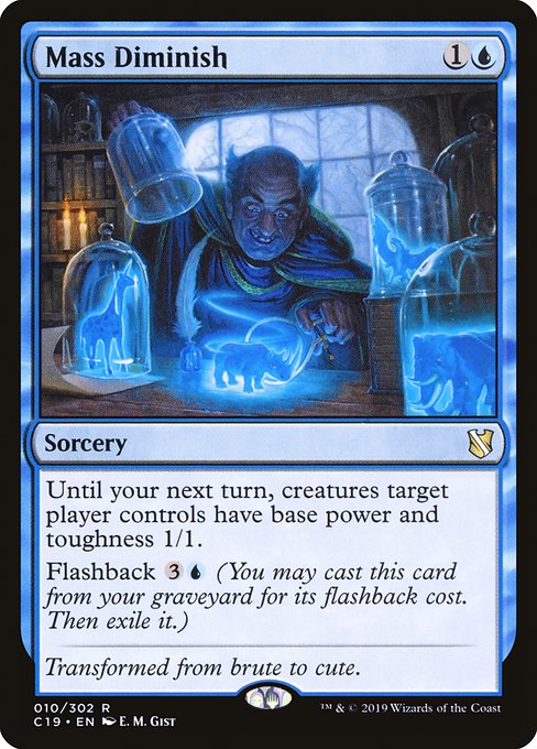 Mass Diminish [Commander 2019] | Rook's Games and More