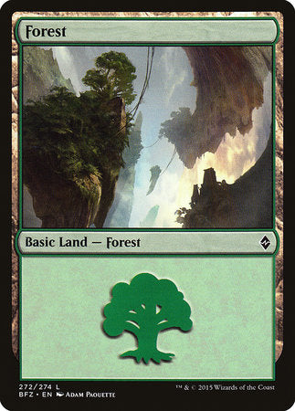 Forest (272) [Battle for Zendikar] | Rook's Games and More