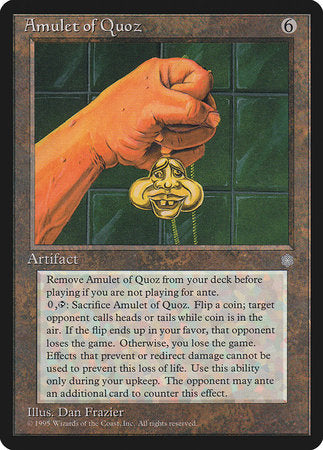 Amulet of Quoz [Ice Age] | Rook's Games and More