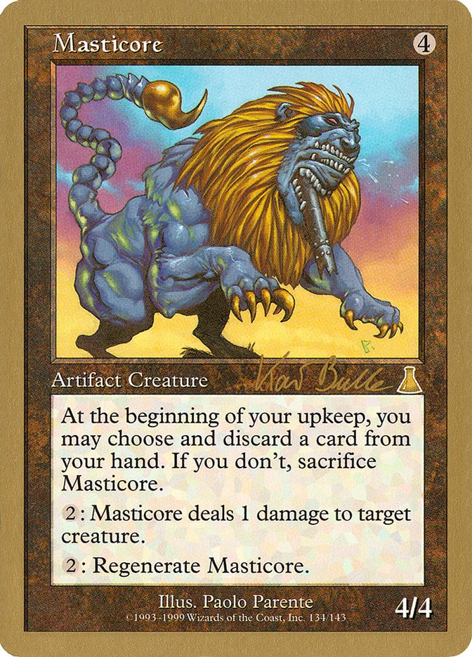 Masticore (Kai Budde) [World Championship Decks 1999] | Rook's Games and More