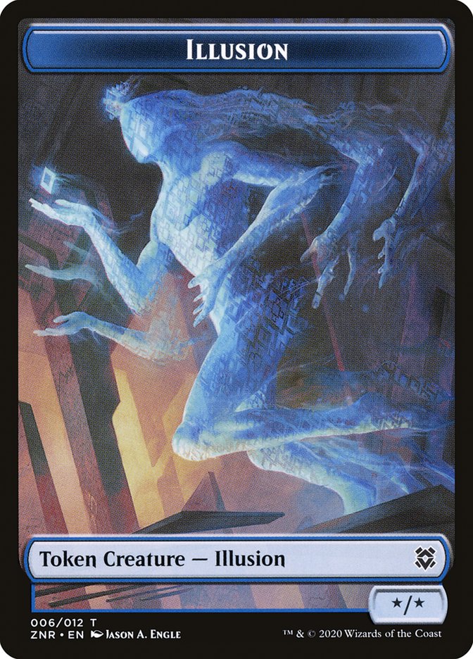 Illusion Token [Zendikar Rising] | Rook's Games and More