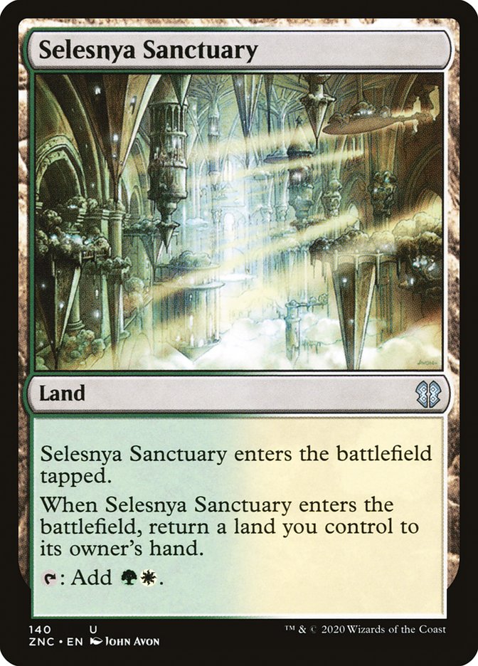 Selesnya Sanctuary [Zendikar Rising Commander] | Rook's Games and More