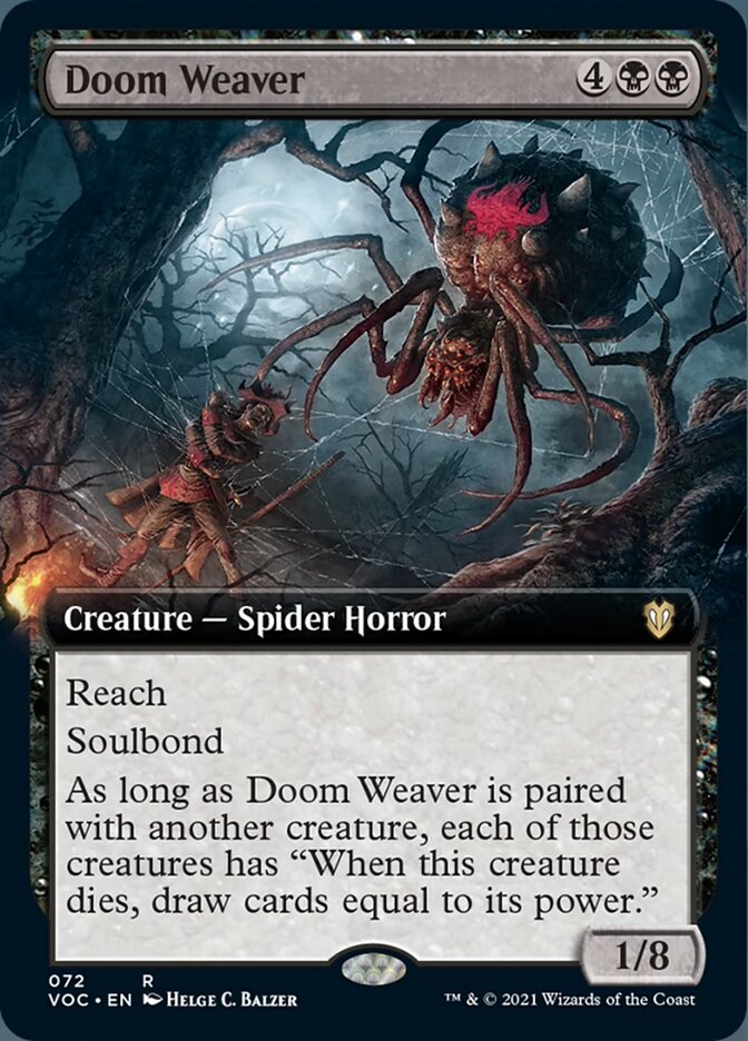 Doom Weaver (Extended) [Innistrad: Crimson Vow Commander] | Rook's Games and More