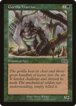 Gorilla Warrior [Urza's Saga] | Rook's Games and More