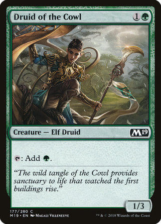 Druid of the Cowl [Core Set 2019] | Rook's Games and More