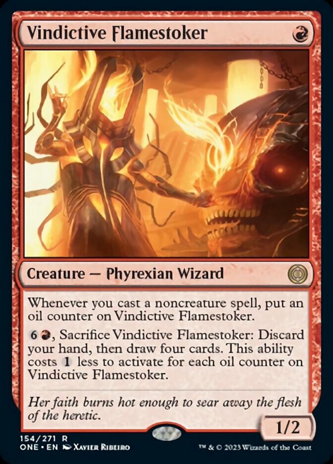 Vindictive Flamestoker [Phyrexia: All Will Be One] | Rook's Games and More