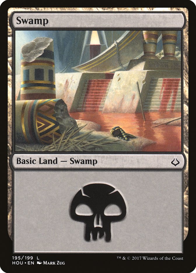 Swamp (195) [Hour of Devastation] | Rook's Games and More
